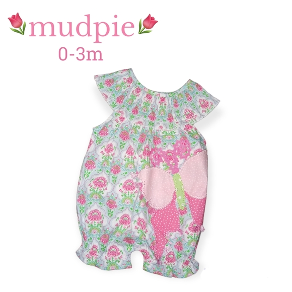 0-3m mudpie romper - Picture 7 of 7